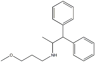 (1,1-diphenylpropan-2-yl)(3-methoxypropyl)amine 구조식 이미지