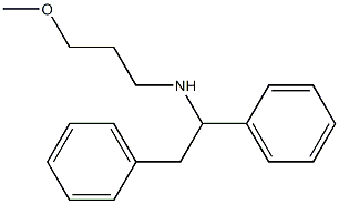 (1,2-diphenylethyl)(3-methoxypropyl)amine Structure