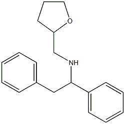 (1,2-diphenylethyl)(oxolan-2-ylmethyl)amine 구조식 이미지