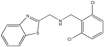 (1,3-benzothiazol-2-ylmethyl)[(2,6-dichlorophenyl)methyl]amine 구조식 이미지