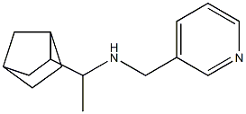 (1-{bicyclo[2.2.1]heptan-2-yl}ethyl)(pyridin-3-ylmethyl)amine Structure