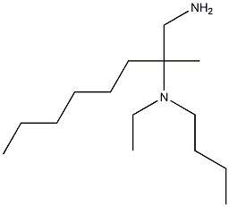 (1-amino-2-methyloctan-2-yl)(butyl)ethylamine 구조식 이미지