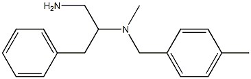 (1-amino-3-phenylpropan-2-yl)(methyl)[(4-methylphenyl)methyl]amine 구조식 이미지