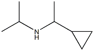 (1-cyclopropylethyl)(propan-2-yl)amine Structure