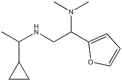 (1-cyclopropylethyl)[2-(dimethylamino)-2-(furan-2-yl)ethyl]amine 구조식 이미지