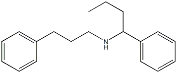 (1-phenylbutyl)(3-phenylpropyl)amine Structure