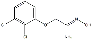 (1Z)-2-(2,3-dichlorophenoxy)-N'-hydroxyethanimidamide Structure