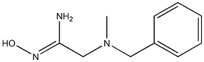 (1Z)-2-[benzyl(methyl)amino]-N'-hydroxyethanimidamide 구조식 이미지