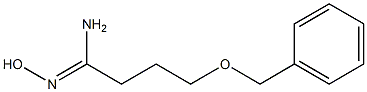 (1Z)-4-(benzyloxy)-N'-hydroxybutanimidamide 구조식 이미지