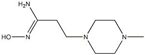 (1Z)-N'-hydroxy-3-(4-methylpiperazin-1-yl)propanimidamide 구조식 이미지