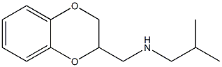 (2,3-dihydro-1,4-benzodioxin-2-ylmethyl)(2-methylpropyl)amine Structure