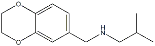 (2,3-dihydro-1,4-benzodioxin-6-ylmethyl)(2-methylpropyl)amine Structure