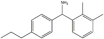 (2,3-dimethylphenyl)(4-propylphenyl)methanamine 구조식 이미지