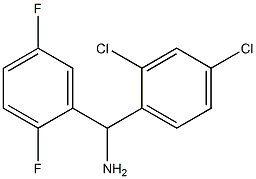 (2,4-dichlorophenyl)(2,5-difluorophenyl)methanamine 구조식 이미지