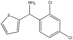 (2,4-dichlorophenyl)(thiophen-2-yl)methanamine Structure