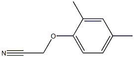 (2,4-dimethylphenoxy)acetonitrile 구조식 이미지