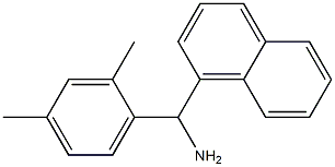 (2,4-dimethylphenyl)(naphthalen-1-yl)methanamine Structure