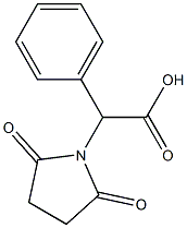 (2,5-dioxopyrrolidin-1-yl)(phenyl)acetic acid Structure