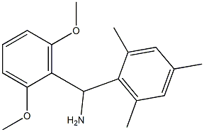 (2,6-dimethoxyphenyl)(2,4,6-trimethylphenyl)methanamine 구조식 이미지