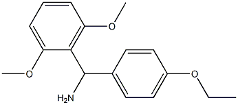 (2,6-dimethoxyphenyl)(4-ethoxyphenyl)methanamine Structure