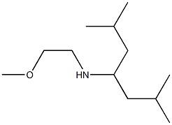 (2,6-dimethylheptan-4-yl)(2-methoxyethyl)amine Structure