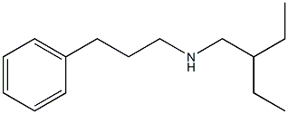 (2-ethylbutyl)(3-phenylpropyl)amine 구조식 이미지