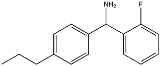 (2-fluorophenyl)(4-propylphenyl)methanamine 구조식 이미지