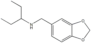 (2H-1,3-benzodioxol-5-ylmethyl)(pentan-3-yl)amine 구조식 이미지