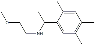 (2-methoxyethyl)[1-(2,4,5-trimethylphenyl)ethyl]amine 구조식 이미지