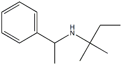 (2-methylbutan-2-yl)(1-phenylethyl)amine Structure