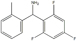 (2-methylphenyl)(2,4,6-trifluorophenyl)methanamine 구조식 이미지