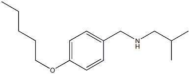 (2-methylpropyl)({[4-(pentyloxy)phenyl]methyl})amine 구조식 이미지