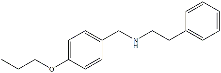 (2-phenylethyl)[(4-propoxyphenyl)methyl]amine 구조식 이미지
