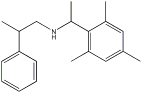 (2-phenylpropyl)[1-(2,4,6-trimethylphenyl)ethyl]amine 구조식 이미지
