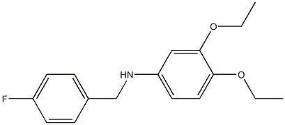 (3,4-diethoxyphenyl)(4-fluorophenyl)methylamine Structure