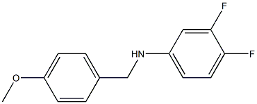 (3,4-difluorophenyl)(4-methoxyphenyl)methylamine Structure