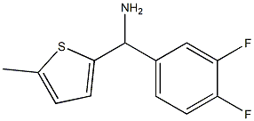 (3,4-difluorophenyl)(5-methylthiophen-2-yl)methanamine 구조식 이미지