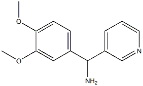 (3,4-dimethoxyphenyl)(pyridin-3-yl)methanamine 구조식 이미지