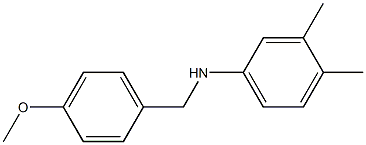 (3,4-dimethylphenyl)(4-methoxyphenyl)methylamine 구조식 이미지