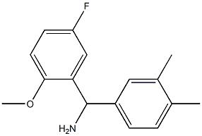 (3,4-dimethylphenyl)(5-fluoro-2-methoxyphenyl)methanamine 구조식 이미지