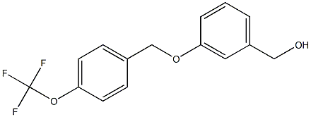 (3-{[4-(trifluoromethoxy)phenyl]methoxy}phenyl)methanol 구조식 이미지