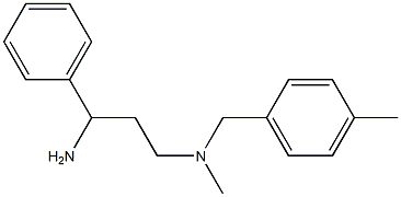 (3-amino-3-phenylpropyl)(methyl)[(4-methylphenyl)methyl]amine 구조식 이미지