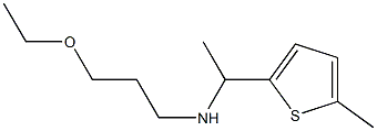 (3-ethoxypropyl)[1-(5-methylthiophen-2-yl)ethyl]amine Structure