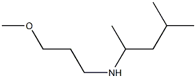 (3-methoxypropyl)(4-methylpentan-2-yl)amine 구조식 이미지