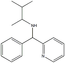 (3-methylbutan-2-yl)[phenyl(pyridin-2-yl)methyl]amine 구조식 이미지