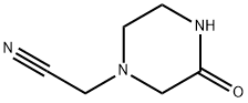 (3-oxopiperazin-1-yl)acetonitrile Structure