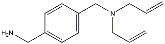 (4-{[bis(prop-2-en-1-yl)amino]methyl}phenyl)methanamine Structure