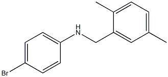 (4-bromophenyl)(2,5-dimethylphenyl)methylamine Structure