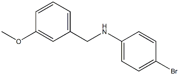 (4-bromophenyl)(3-methoxyphenyl)methylamine Structure