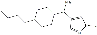 (4-butylcyclohexyl)(1-methyl-1H-pyrazol-4-yl)methanamine Structure